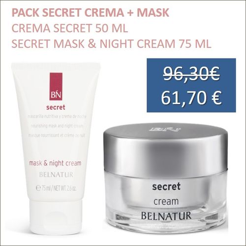 BELNATUR. Pack Secret Crema + Mask Night